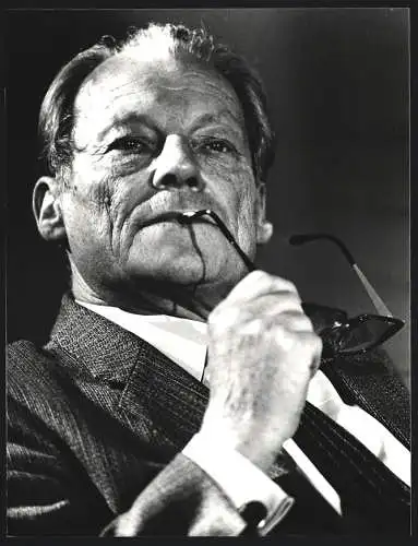 Fotografie PA Sven Simon, Bonn, Willy Brandt, Vorsitzender der SPD