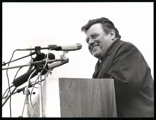 Fotografie Werek, Bonn, Bayrischer Ministerpräsident Franz-Josef Strauss