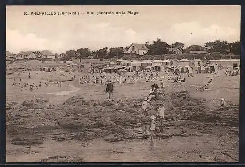 AK Préfailles /Loire-Inf., Vue generale de la Plage