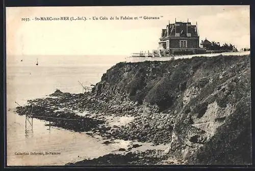 AK Saint-Marc-sur-Mer, Un Coin de la Falaise et Géorama