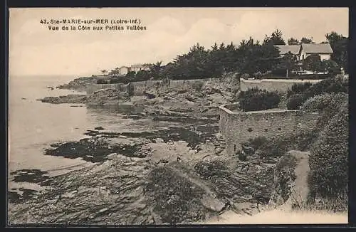 AK Sainte-Marie-sur-Mer, Vue de la Cote aux Petites Vallées