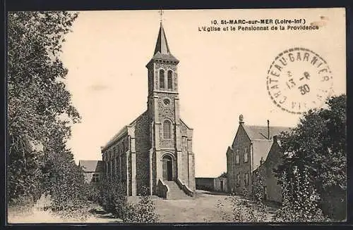 AK Saint-Marc-sur-Mer, L`Église et le Pensionnat de la Providence