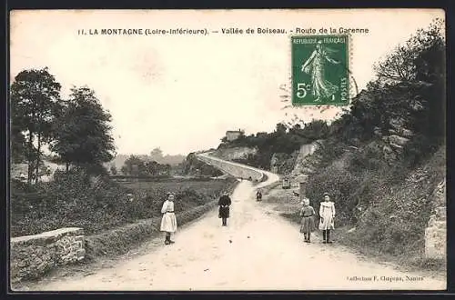 AK La Montagne /L.-Inf., Vallée de Boiseau, Route de la Garenne