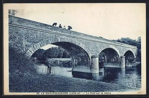 AK La Haie-Fouassière /L.-Inf., Le Pont sur la Sèvre