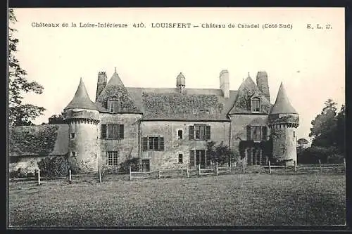 AK Louisfert /L.-I., Chateau de Caradel, Cote Sud