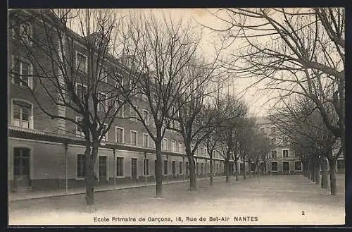 AK Nantes, Ecole Primaire de Garcons, Rue de Bel-Air