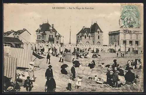 AK Le Croisic, Sur la Plage de Port-Lin