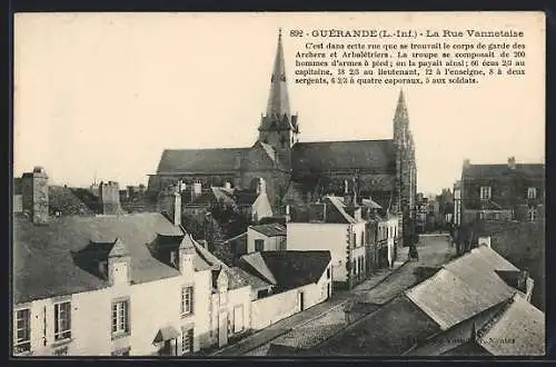 AK Guerande, La Rue Vannetaise