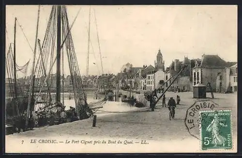 AK Le Croisic, Le Port Ciguet pris du Bout du Quai