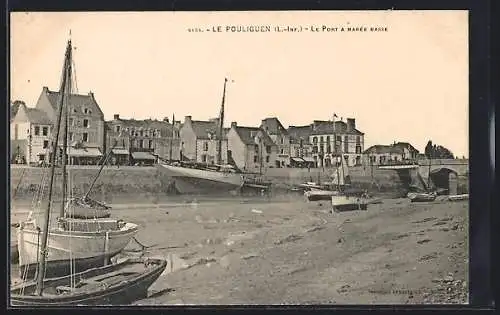 AK Le Pouliguen /L.-Inf., Le Port a marée basse