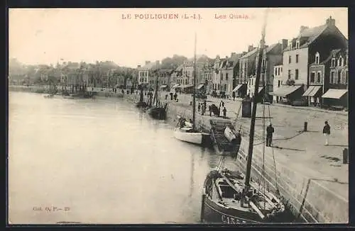 AK Le Pouliguen /L.-I., Les Quais