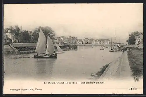 AK Le Pouliguen /Loire-Inf., Vue générale du port