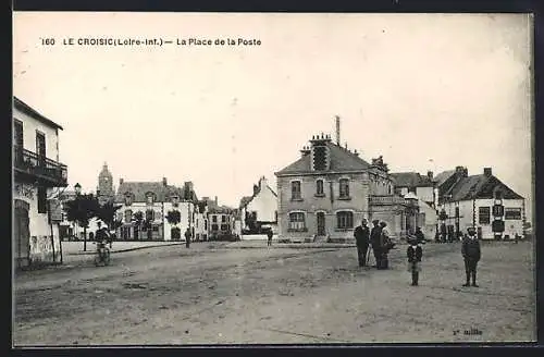 AK Le Croisic /Loire-Inf., La Place de la Poste