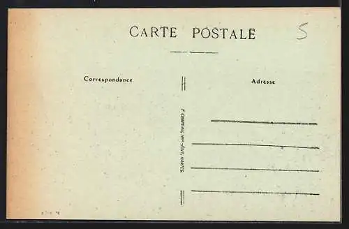 AK Le Croisic /Loire-Inf., La Place de la Poste