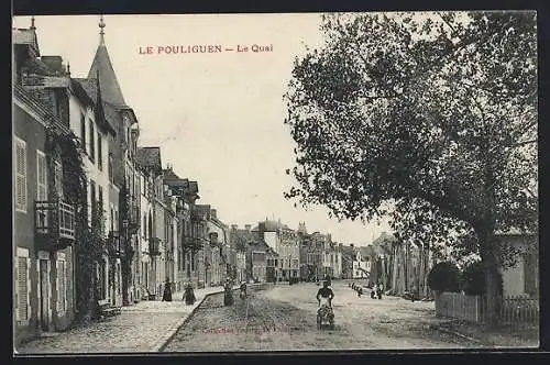 AK Le Pouliguen, Le Quai