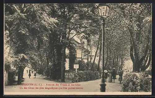 AK Le Pouliguen /L.-I., Avenues des Ormes et des Lilas