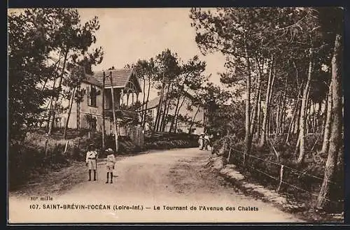 AK Saint-Brévin-l`Océan, Le Tournant de l`Avenue des Chalets