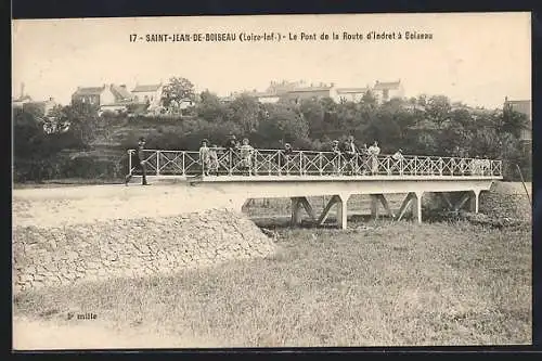 AK Saint-Jean-de-Boiseau, Le Pont de la Route d`indret à Boiseau