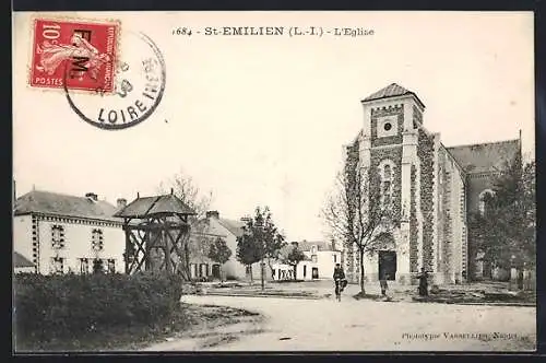 AK St-Emilien /L.-I., L`Eglise