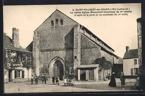 AK Saint-Philbert-de-Grand-Lieu, La vieille Eglise