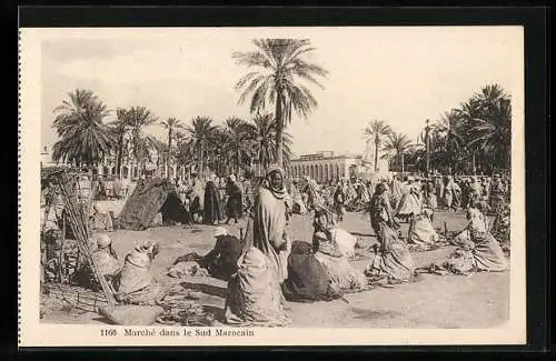 AK Marché dans le Sud Marocain