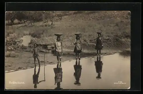 AK Reflections, Afrikanerinnen holen Wasser, afrikanische Volkstypen