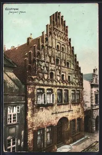 AK Güstrow, Brauerei Hansen Haus