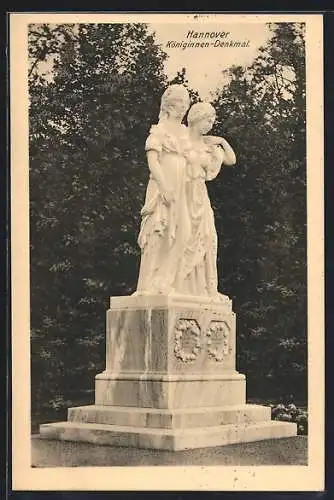 AK Hannover, Königinnen-Denkmal