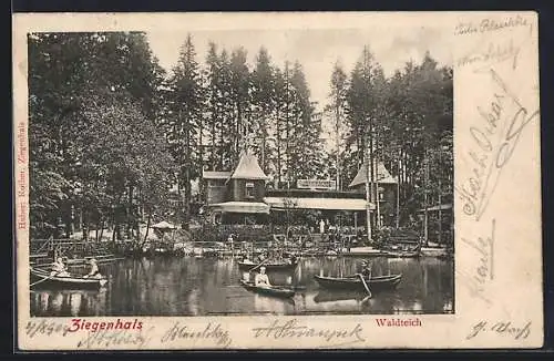 AK Ziegenhals, Restaurant zum Waldteich