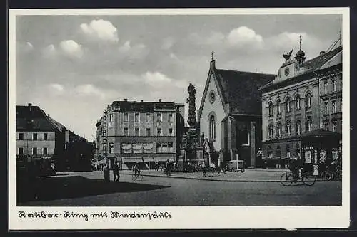 AK Ratibor, Ring mit Mariensäule