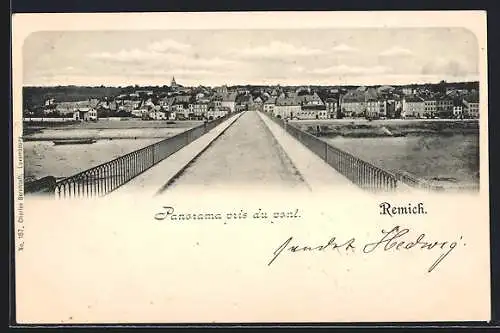 AK Remich, Panorama pris du pont