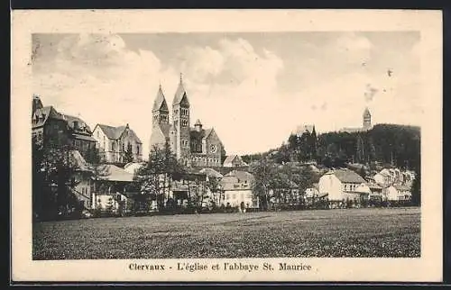 AK Clervaux, L`église et l`abbaye St. Maurice