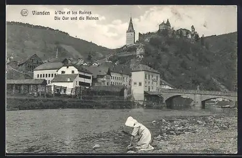 AK Vianden, L`Our et les Ruines