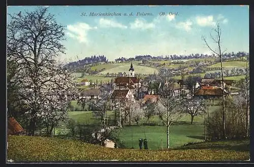 AK St. Marienkirchen a. d. Polsenz, Totalansicht