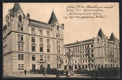 AK Wien, Hammerlingplatz, Militärgeografisches Institut