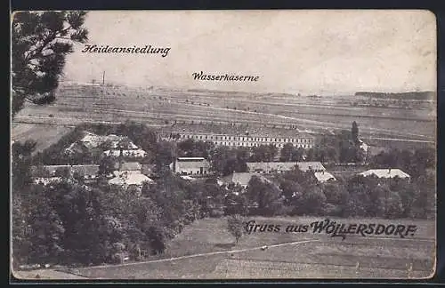 AK Wöllersdorf, Wasserkaserne, Heideansiedlung