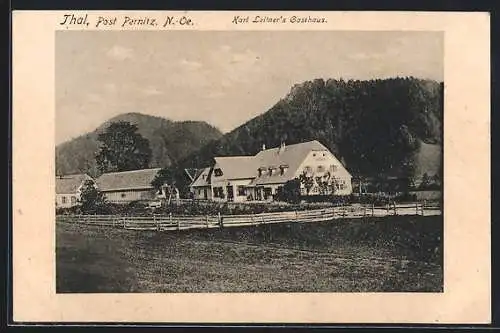 AK Muggendorf /N.-Oe., Thal bei Pernitz, Gasthaus Karl Leitner