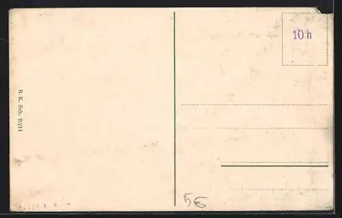 AK Divaca /Divacca, Blick zum Ort