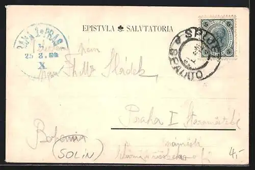 AK Salona, Partie in den Ruinen