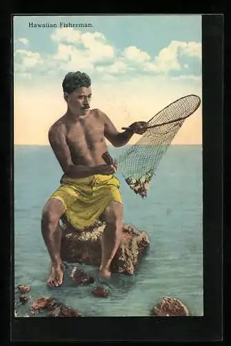 AK Hawaiian Fisherman, Portrait