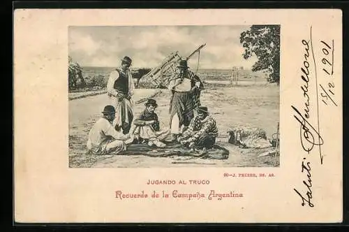 AK Argentina, Jugando al Truco, Recuardo de la Campana Argentina