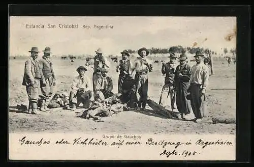 AK Estancia San Christobal, Grupo de Gauchos