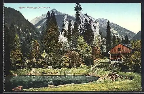 AK St. Johann im Walde, Ruine Kienburg im Iseltal