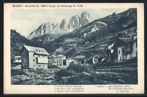 AK Campitello, Panorama e Gruppo del Sassolungo, Dolomiti