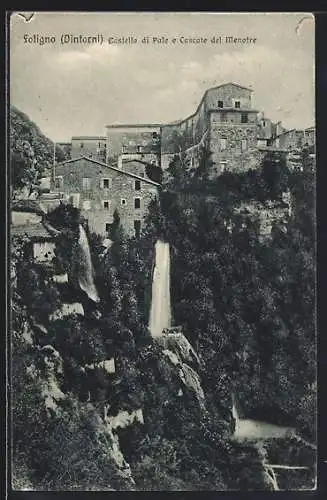 AK Foligno, Dintorni, Castello di Pane e Cascate del Menotre