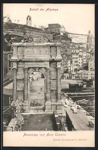 AK Ancona, Panorama con Arco Traiano