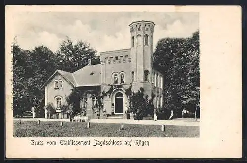 AK Rügen, Gasthof Jagdschloss