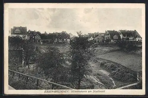 AK Essen-Bredeney, Villenkolonie am Stadtwald