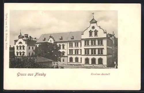 AK Niesky, Blick auf die Knaben-Anstalt