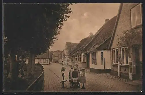 AK Schleswig, Strasse im Holm